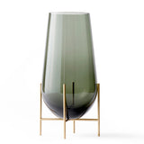 Echasse Vase Smoked Glass
