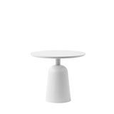 Turn Side Table | White Marble