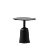 Turn Side Table | Black Marble