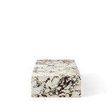 Marble Plinth Low, Calacatta Viola Marble