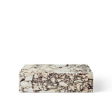 Marble Plinth Low, Calacatta Viola Marble