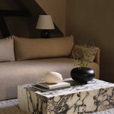 Marble Plinth Low, Calacatta Viola Marble