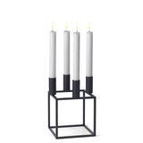 Kubus 4 Candle Holder, Black