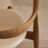 CH20 Elbow Chair Leather Seat