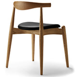 CH20 Elbow Chair Leather Seat