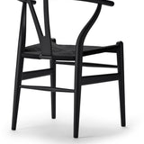 CH24 Wishbone Chair | Soft Black Beech