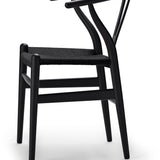 CH24 Wishbone Chair | Soft Black Beech