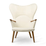 CH78 Mama Bear Chair in Ivory and Walnut