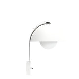 Flower Pot VP8 Wall Lamp (1968) | Matte White