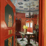 Röllakan Swedish Wool Rug Sky Blue