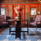 Röllakan Swedish Wool Rug Sky Blue