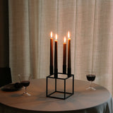 Kubus 4 Candle Holder, Black