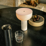 Kizu Portable Light | White Marble