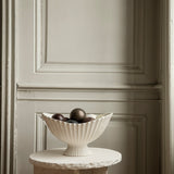 Mineral Sculptural Side Table (Bianco Curia)
