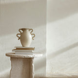 Mineral Sculptural Side Table (Bianco Curia)