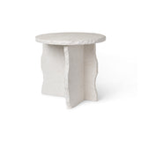 Mineral Sculptural Side Table (Bianco Curia)