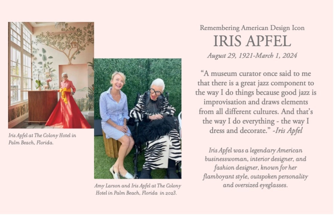 Celebrating Iris Apfel