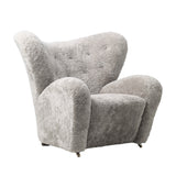 Tired Man Lounge Chair, Sheepskin