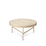 Travertine Side Table