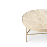 Travertine Side Table
