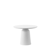 Turn Side Table | White Marble