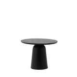 Turn Side Table | Black Marble