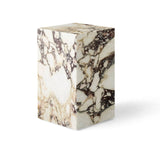 Marble Plinth Side Table Calacatta Viola Marble