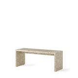 Plinth Bridge Coffee Table, Kunis Breccia Marble