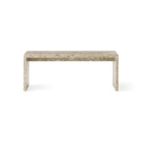 Plinth Bridge Coffee Table, Kunis Breccia Marble