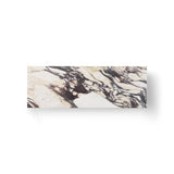 Plinth Bridge Coffee Table, Calacatta Viola Marble