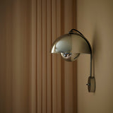 Flower Pot VP8 Wall Lamp (1968) | Chrome