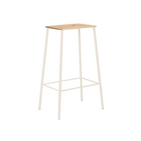 Adam Counter Stool Warm White Oak Seat