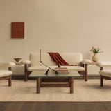 Brasilia Lounge Coffee Table, Walnut