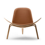 CH07 Shell Chair (Cognac Leather)