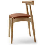 CH20 Elbow Chair (Leather Seat)