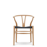 CH24 Wishbone Chair (Black Papercord)