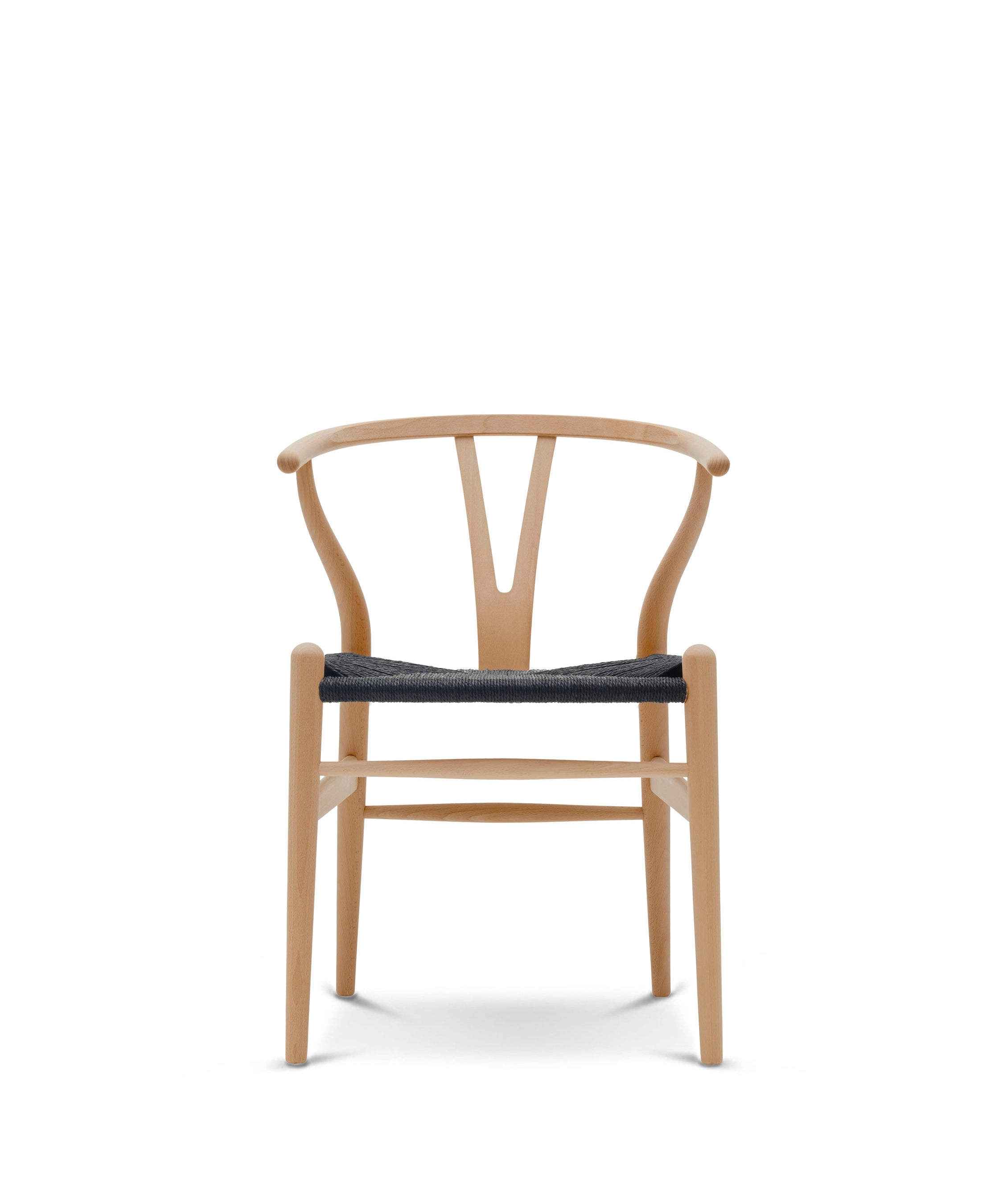 CH24 Wishbone Chair (Black Papercord)