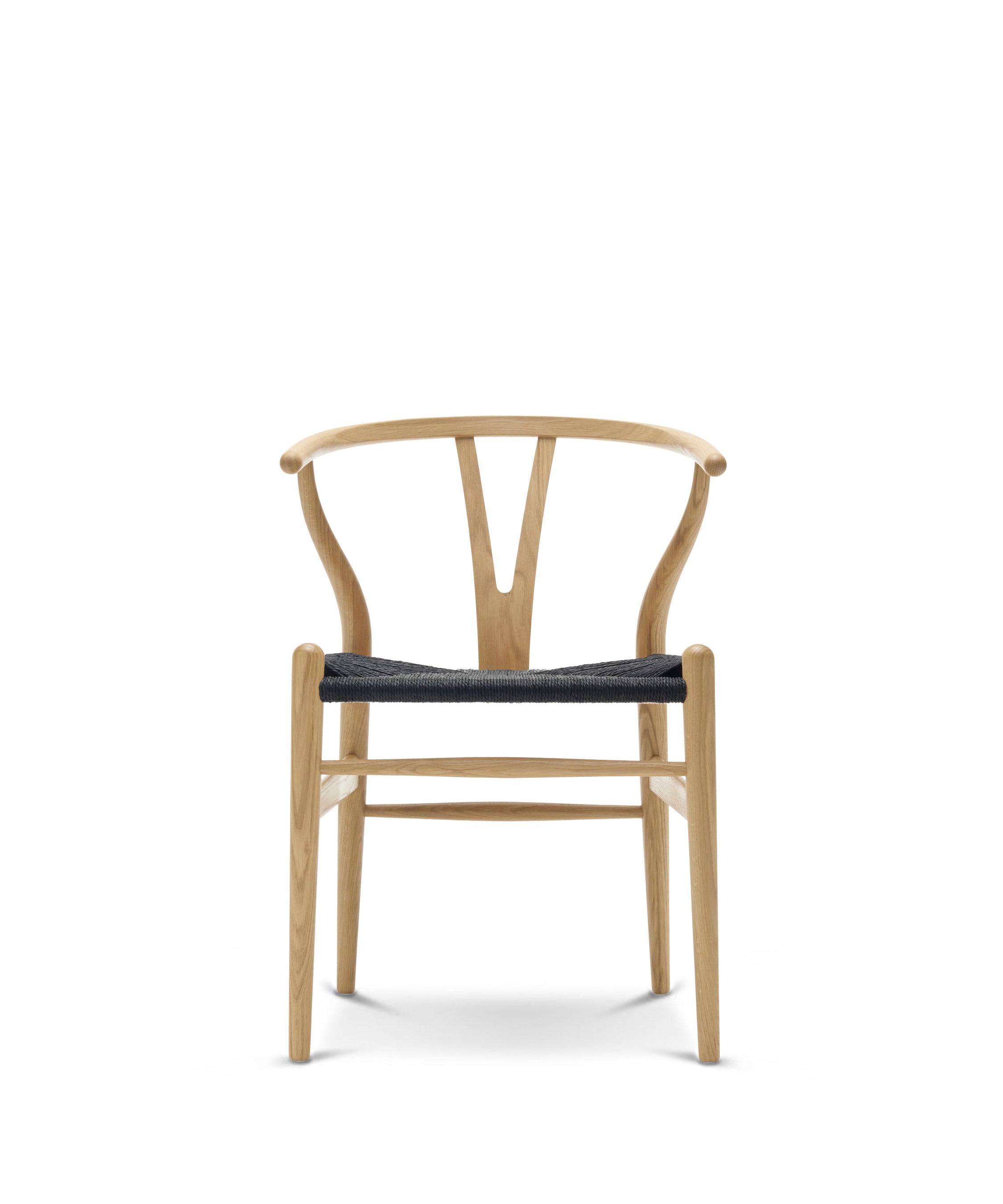 CH24 Wishbone Chair (Black Papercord)