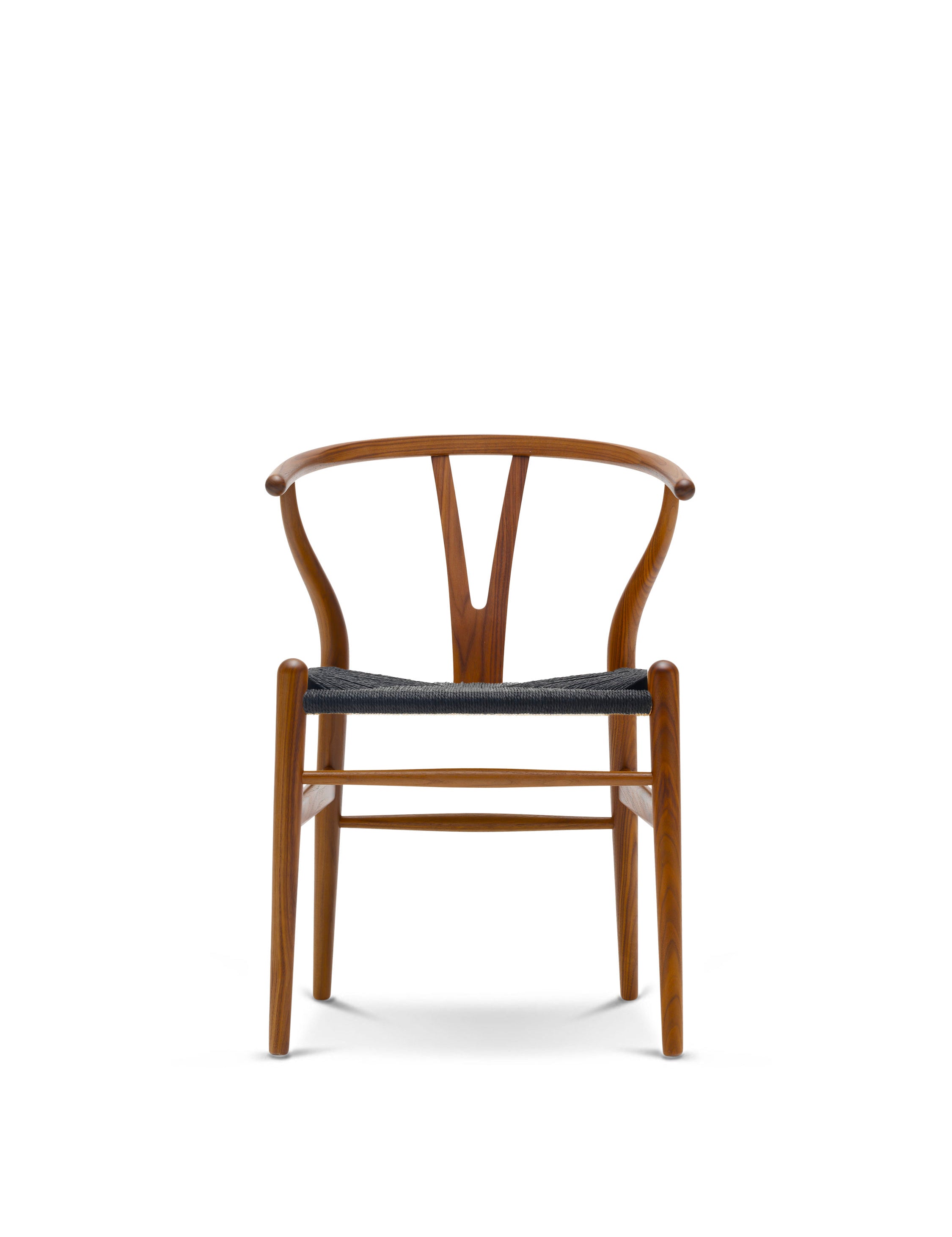CH24 Wishbone Chair (Black Papercord)