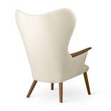 CH78 Mama Bear Chair in Ivory and Walnut