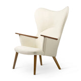 CH78 Mama Bear Chair in Ivory and Walnut
