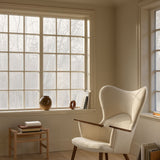 CH78 Mama Bear Chair in Ivory and Walnut
