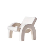 Arco Lounge Chair Boucle White