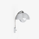 Flower Pot VP8 Wall Lamp (1968) | Chrome