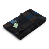 Drivhus Heirloom Wool Throw Blanket Navy