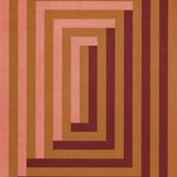 Teklan Labyrinth Rug Mulberry Sand