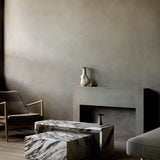 Plinth Bridge Coffee Table, Calacatta Viola Marble