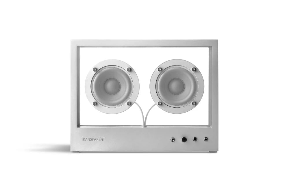 Small Transparent Speaker | White