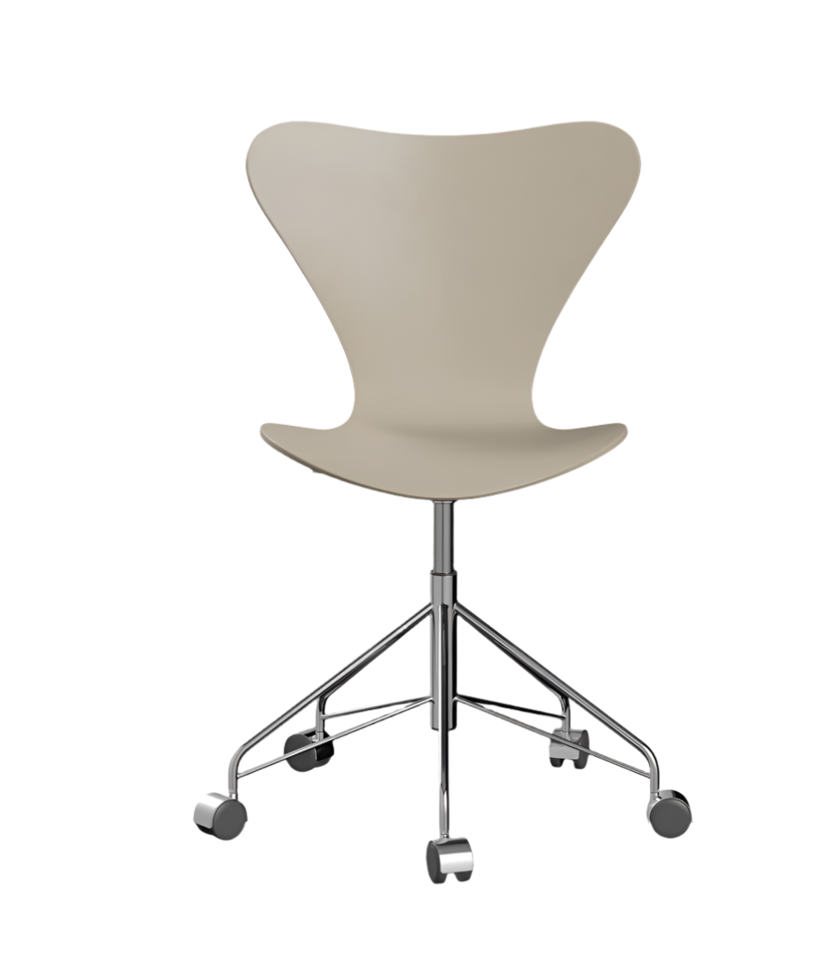 Series 7 Office Chair Unpholstered by Arne Jacobsen