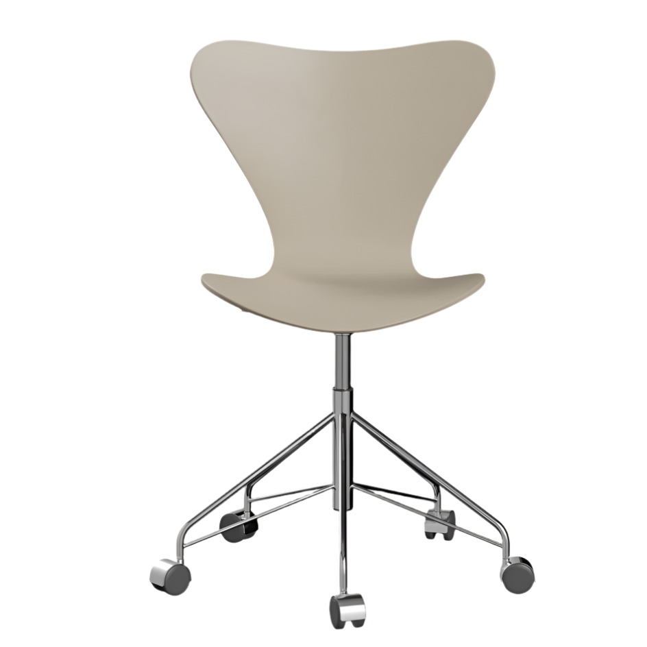 Series 7 Office Chair Unpholstered by Arne Jacobsen
